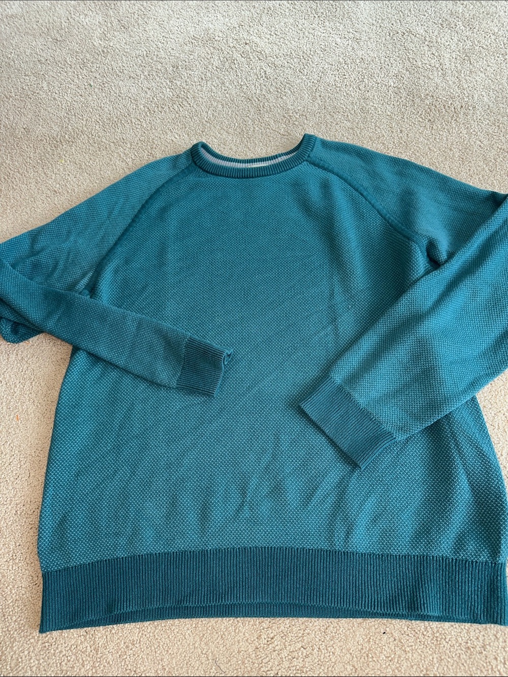 LL Bean Cotton/CoolMax Performance Crewneck Sweater - Picture 2 of 6